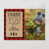 Een kleine Beer verjaardag Dank je Briefkaart (Voorkant)