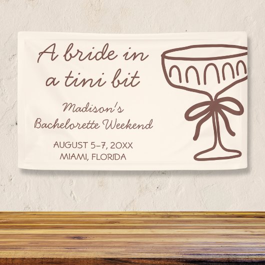 Een kleine beetje Coquette Espresso Martini Bachel Spandoek