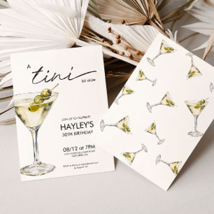 Een kleine beetje ouder vuile martini verjaardag kaart