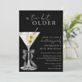 Een kleine beetje oudere chique zwarte vuile marti kaart (Staand voorkant)