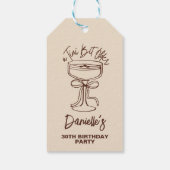 Een kleine beetje oudere espresso martini 30e verj cadeaulabel (Achterkant)