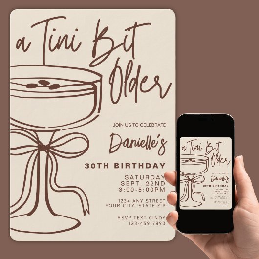 Een kleine beetje oudere espresso martini 30e verj kaart