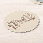 Een kleine beetje oudere espresso martini 30e verj kartonnen onderzetters (Gekanteld)