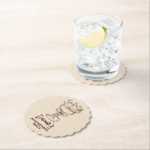 Een kleine beetje oudere espresso martini 30e verj kartonnen onderzetters (Insitu)