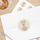 Een kleine beetje oudere espresso martini 30e verj ronde sticker