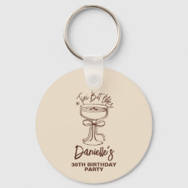 Een kleine beetje oudere espresso martini 30e verj sleutelhanger