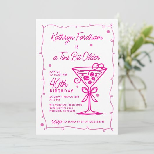 Een kleine beetje oudere espresso martini 40e verj kaart (Staand voorkant)