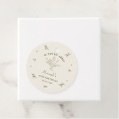 Een kleine beetje oudere espresso martini boog ver bedankjes labels (In situ)