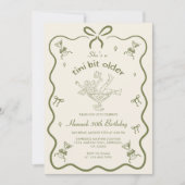 Een kleine beetje oudere espresso martini boog ver kaart (Voorkant)