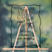 Een kleine beetje oudere espresso martini eigenzin acryl bord (Neutraal)