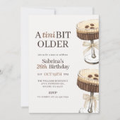 Een kleine beetje oudere Espresso Martini verjaard Kaart (Voorkant)