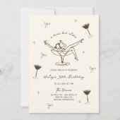 Een kleine beetje oudere Espresso Martini verjaard Kaart (Voorkant)