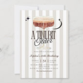 Een kleine beetje oudere Espresso Martini verjaard Kaart (Voorkant)