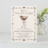 Een kleine beetje oudere Espresso Martini verjaard Kaart (Staand voorkant)