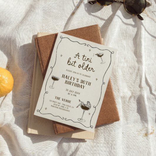 Een kleine beetje oudere Espresso Martini verjaard Kaart