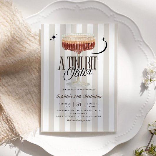 Een kleine beetje oudere Espresso Martini verjaard Kaart
