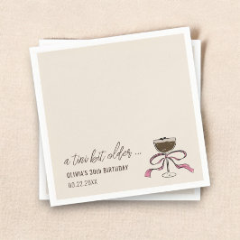 Een kleine beetje oudere Espresso Martini verjaard Servet