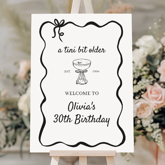 Een kleine beetje oudere Espresso Martini welkom P Poster