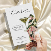 Een kleine beetje oudere Martini Artsy verjaardag Kaart