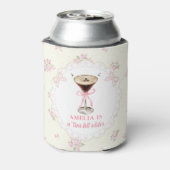 Een kleine beetje oudere Martini Coquette verjaard Blikjeskoeler (Blikje Achterkant)