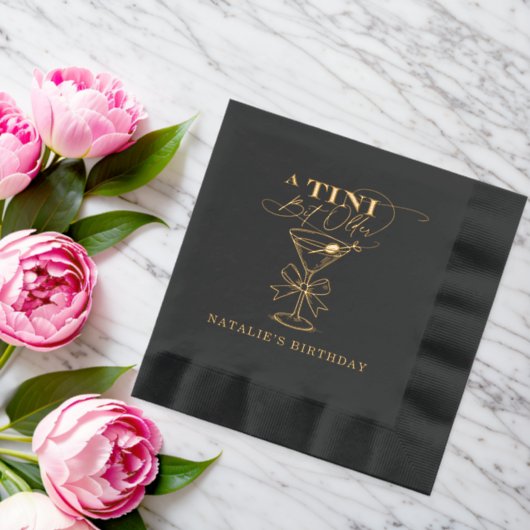 Een kleine beetje oudere Martini Folie gestempeld  Folie Servetten (Insitu (Huwelijk))