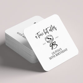 Een kleine beetje oudere Martini verjaardagsfeestj Kartonnen Onderzetters