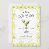 Een kleine beetje oudere Olive Martini verjaardag Kaart (Voorkant)