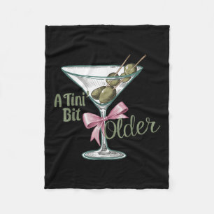 Een kleine beetje oudere retro  stijl fleece deken
