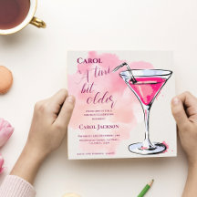 Een kleine beetje oudere roze cocktail verjaardag 