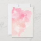 Een kleine beetje oudere roze Martini cocktail ver Kaart (Achterkant)