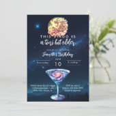 Een kleine beetje oudere Virgo Zodiac Martini verj Kaart (Staand voorkant)