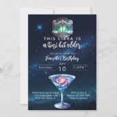 Een kleine beetje oudere Weegschaal Zodiac Martini Kaart (Voorkant)