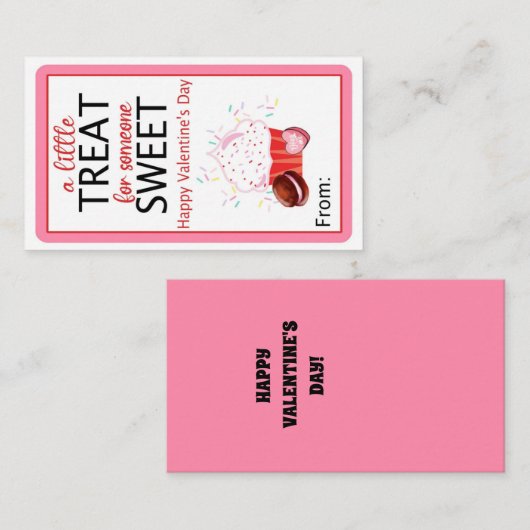 EEN KLEINE BEHANDELING VOOR IEMAND VALENTIJN KAART (Voorkant / Achterkant)