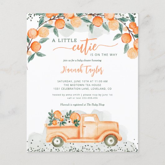 Een kleine bezuiniging op de manier waarop Baby sh (Voorkant)