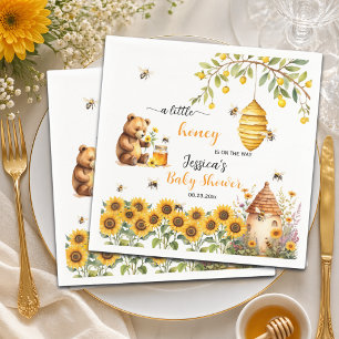 Een Kleine Bij Baby Shower Servet