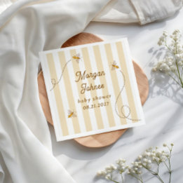 Een Kleine Bij Baby Shower Servet