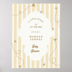 Een Kleine Bij Baby Shower Welkomstposter Poster