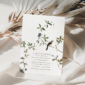 Een kleine birdie | Botanisch Baby shower in het n Kaart