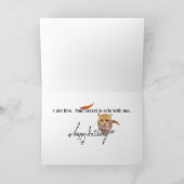 Een kleine Birdie vertelde me een verjaardagskaart Kaart (Binnen)