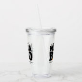 Een kleine boe heeft bijna een Halloween Baby show Acryl Drinkbeker (Links)