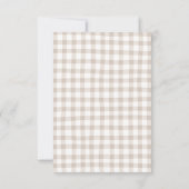 Een kleine boe heeft bijna een Halloween Baby show Bedankkaart (Achterkant)