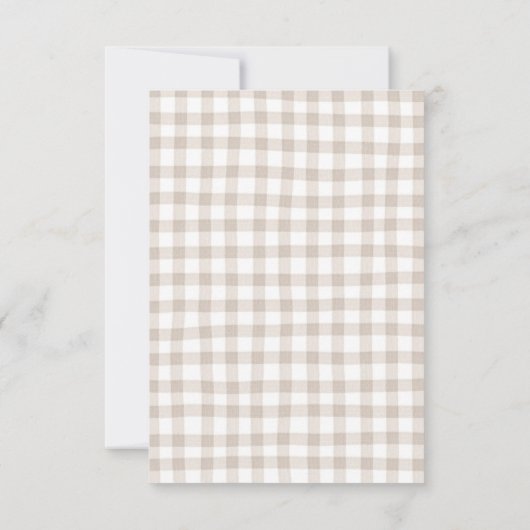 Een kleine boe heeft bijna een Halloween Baby show Bedankkaart (Achterkant)