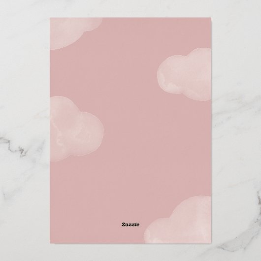 Een kleine boe heeft bijna een Halloween Baby show Folie Uitnodiging (Achterkant)