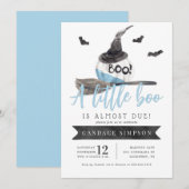 Een kleine boe heeft bijna een Halloween Baby show Kaart (Voorkant / Achterkant)