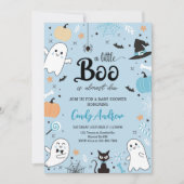 Een kleine boe heeft bijna een Halloween Baby show Kaart (Voorkant)