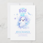 Een kleine boe heeft bijna een Halloween Baby show Kaart (Voorkant)