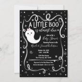 Een kleine boe heeft bijna een Halloween Baby show Kaart (Voorkant)