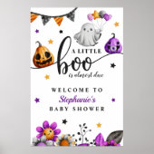 Een kleine boe heeft bijna een Halloween Baby show Poster (Voorkant)