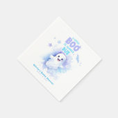 Een kleine boe heeft bijna een Halloween Baby show Servet (Hoek)