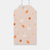 Een kleine boe is bijna Baby shower Cadeaulabel (Achterkant)